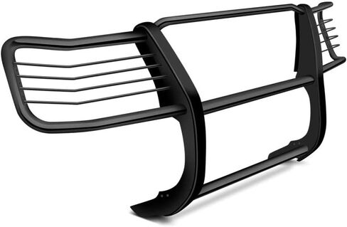 Black Horse Grille brush Bumper Guard Modular Black Compatible with 2017-2024 Nissan Titan(Excl. Titan XD models)-17NR27MA in Saudi Arabia