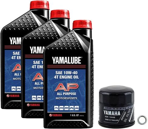 Yamalube Oil Change Kit 10W-40 for Yamaha 2014-2024 Yamaha Viking 700 in Saudi Arabia