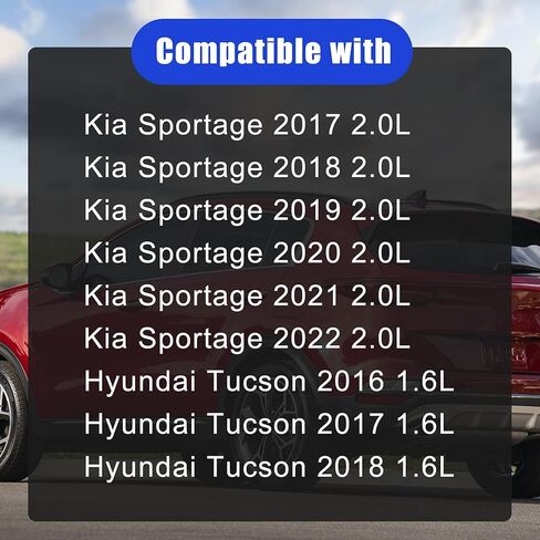 GXARTS Air Intake Duct Inlet Tube 28210-D9300 Compatible with Kia Sportage 2017-2022 2.0L Compatible with Hyundai Tucson 2016-2018 1.6L in Saudi Arabia