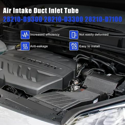 GXARTS Air Intake Duct Inlet Tube 28210-D9300 Compatible with Kia Sportage 2017-2022 2.0L Compatible with Hyundai Tucson 2016-2018 1.6L in Saudi Arabia