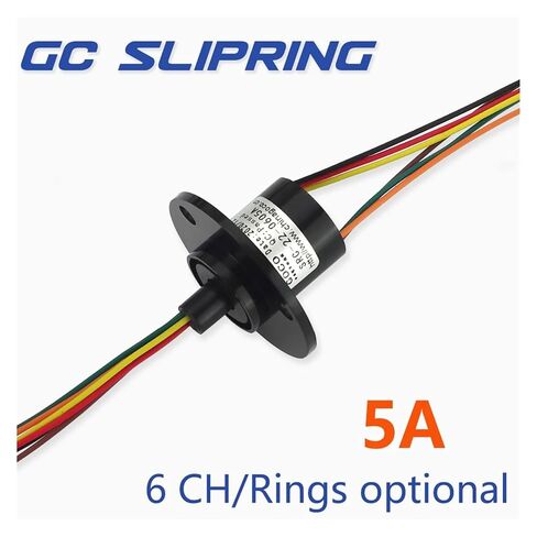 انزلاق عصابة جامع حلقة قليدة فرشاة فرشاة الكربون مفصل 6 أسلاك 5 أ تيار in Kuwait