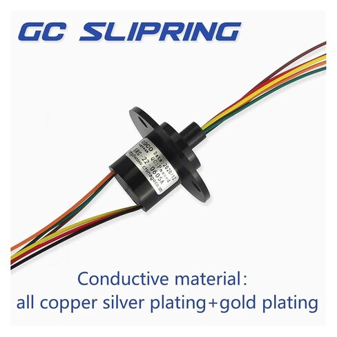 انزلاق عصابة جامع حلقة قليدة فرشاة فرشاة الكربون مفصل 6 أسلاك 5 أ تيار in Kuwait