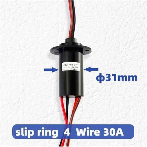 Slip Ring Slip Ring Brush Collector Ring Carbon Brush 4 Wires 30A Current Diameter 31mm in Saudi Arabia