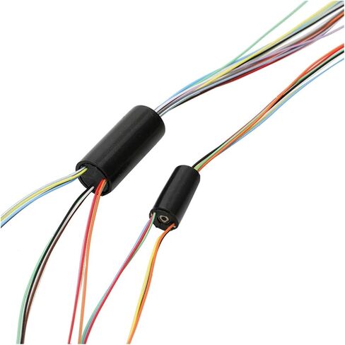 1 PCS Diameter 8.4mm 6mm Slip Ring 12 Channel 2A Mini Rotary Joint 12 Wire Connector Slip Ring Parts for Remote Control Drone Robot Universal Joint(Dia.8.4mm 12CH 2A) in Saudi Arabia