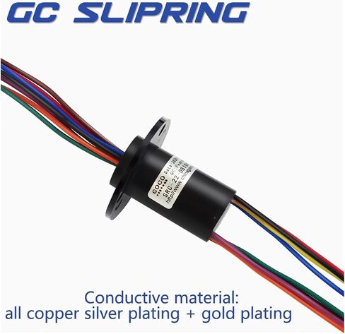 Slip Ring Collector Ring Slip Ring Brush Carbon Brush Rotary Joint 8 Wires 10A Current in Saudi Arabia