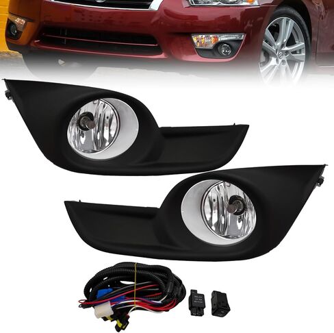 أضواء الضباب متوافقة مع 2013 2014 2015 Nissan Altima Front Lights Assembly عدسة واضحة مع تسخير وتبديل السائق الأيسر وجانب الراكب الأيمن in Kuwait