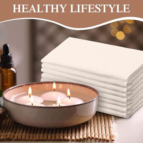 30 عبوة من الفانيلا القطنية العضوية لحزمة زيت الخروع غير المبيضة القابلة لإعادة الاستخدام، غلاف زيت الخروع المهدئ، ضغط حراري ناعم وعالي الامتصاص لمفاصل الكبد والبطن والمناطق الأخرى in Kuwait