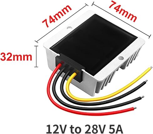 1PC 12V-28V 5A 8A 10A Boost Power Converter منظم الجهد الكهربائي 12 فولت إلى 28 فولت (12 فولت إلى 28V 15A) in Kuwait