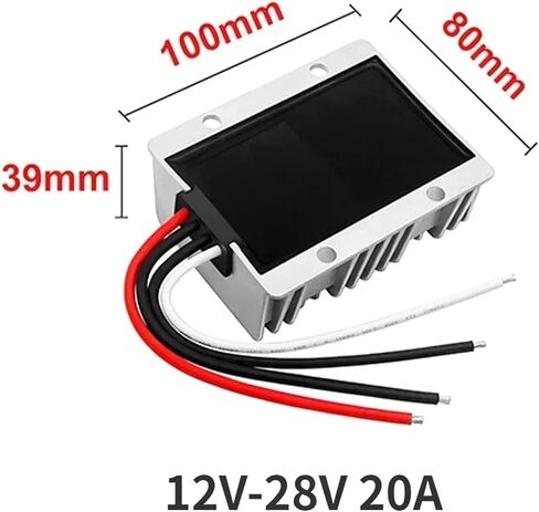 12 Volt to 28 Volt 10A-20A Power Converter Step Up 12V to 28V Power Supply Boost Converter Boost Module(12V to 28V 15A) in Saudi Arabia