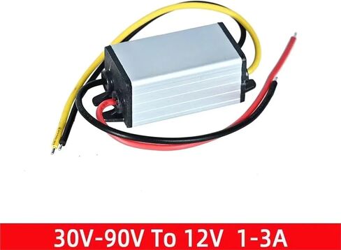 30-90V إلى 12V 1A 2A 3A محول الطاقة 36V 48V 60V 72V 90V إلى 12 فولت 1-3A منظم المحول (30-90V إلى 12V 1A3) in Kuwait