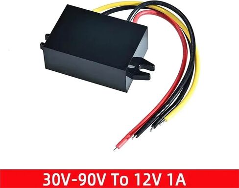 30-90v to 12V 1A 2A 3A Power Converter 36V 48V 60V 72V 90V to 12V 1-3A Step Down Converter Regulator(30-90V to 12V 1A3) in Kuwait
