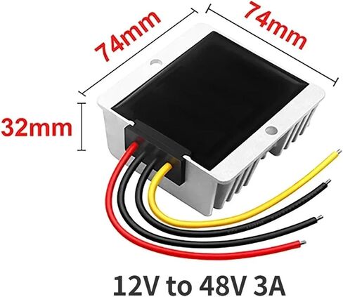 12V to 48V 3A 5A 6A 10A Step Up Power Converter 12 Volt to 48 Volt Voltage Boost Power Supply Module Regulator(12V24V to 48V 10A) in Saudi Arabia