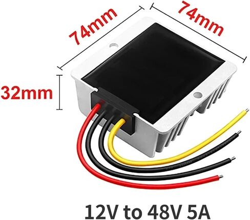 12V to 48V 3A 5A 6A 10A Step Up Power Converter 12 Volt to 48 Volt Voltage Boost Power Supply Module Regulator(12V24V to 48V 10A) in Saudi Arabia