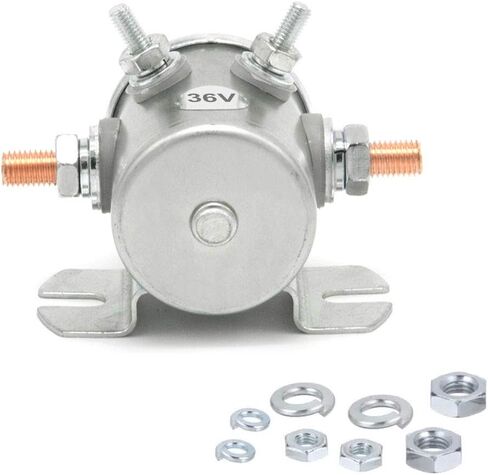 Continuous Duty Solenoid Relay Nickel-Plating For Golf Carts,Winch, Marine In Rush 12VDC Max 300A Replaces # 70-111224, 3635820, 1114208, 1114218, 1114223, 1114534, 1114547 in Saudi Arabia