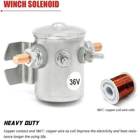 Continuous Duty Solenoid Relay Nickel-Plating For Golf Carts,Winch, Marine In Rush 12VDC Max 300A Replaces # 70-111224, 3635820, 1114208, 1114218, 1114223, 1114534, 1114547 in Saudi Arabia