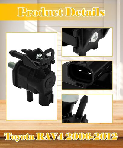 911-490 Vapor Canister Purge Valve Solenoid Compatible With Toyota RAV4 2006-2012 CX-7 2010-2012 Scion tC 2006-2010 Mazda 3 2010-2013 MX-5 Miata 2009-2015,Replace 258600V020 911490 in Saudi Arabia