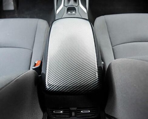 Car Accessories Fit for Toyota Corolla 2020-2024 Interior ABS Center Console Armrest Pad Cover Decoration Trim 1PC Set (Carbon Fiber) in Saudi Arabia