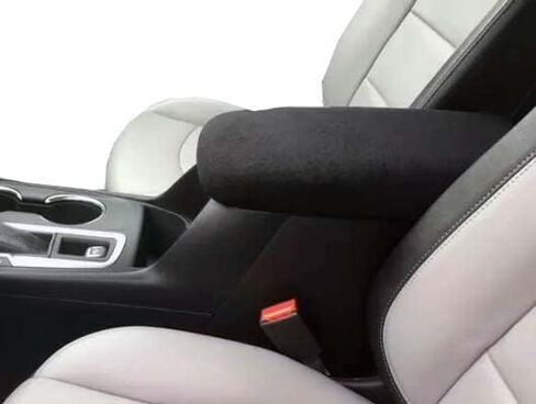 Designed for Ford Edge 2015-2024 Handmade in USA Fleece Auto Armrest Center Console Cover Protector Black in Saudi Arabia
