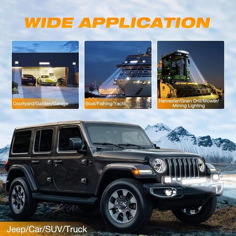 LED Light Bar 12Inch 300W & 2PCS 4Inch 60W Spot Flood Light Pods, KINGOPT LED High Brightness with Wiring Harness Kit Fog Lamps Driving Boat Work Lights for Truck SUV ATV UTV Golf Car Jeep Automatic in Saudi Arabia