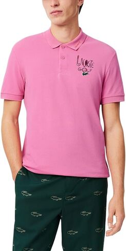 Lacoste Men's Sport Classic Fit UV Protect Piqué Golf Polo Shirt in Saudi Arabia