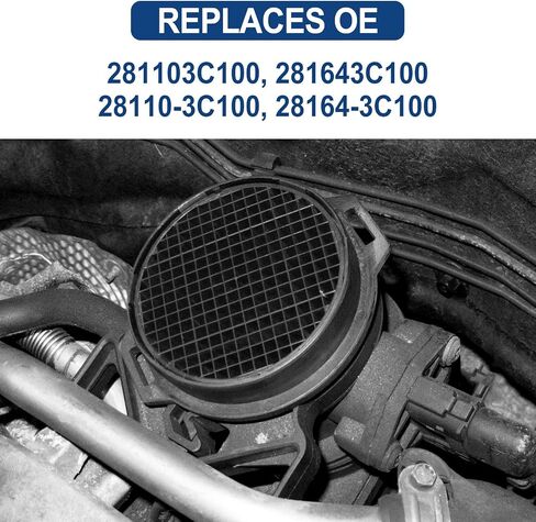 مستشعر تدفق الهواء الشامل MAF متوافق مع Hyundai Sonata 2006-2010 Chevy Exhinox 2005-2009 Pontiac G6 2006-2010 استبدال 28164-3C100 28110-3C100 in Saudi Arabia