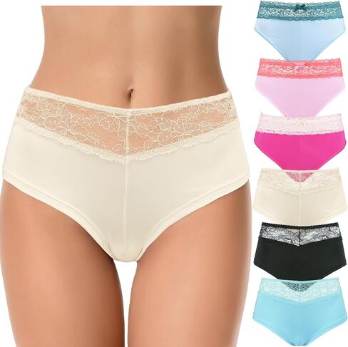 Curve Muse Women's Underwear Random Packs Brief Bikini Thong Boyshort Panties in Saudi Arabia