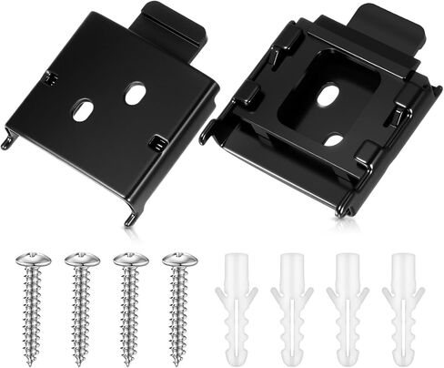 Blulu 2 PCS استبدال Universal Blafler Blazles الستائر المعدنية مكيّن أقواس للازتتراحات الداخلية في الهواء الطلق في الهواء الطلق in Saudi Arabia