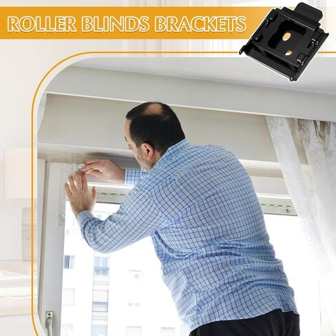 Blulu 2 PCS استبدال Universal Blafler Blazles الستائر المعدنية مكيّن أقواس للازتتراحات الداخلية في الهواء الطلق في الهواء الطلق in Saudi Arabia