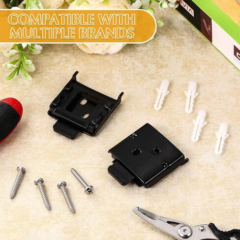 Blulu 2 PCS استبدال Universal Blafler Blazles الستائر المعدنية مكيّن أقواس للازتتراحات الداخلية في الهواء الطلق في الهواء الطلق in Saudi Arabia