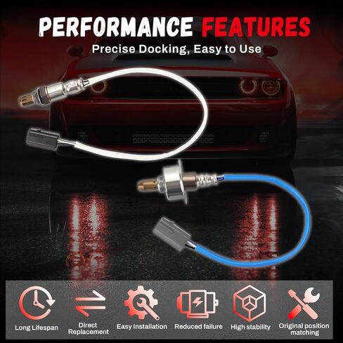 1 مجموعة/2pcs 234-9096 234-4380 مستشعر Oxygen O2 في اتجاه المنبع والمصب المتوافق مع Nissan 2010-2011 Sentra 2.0L-L4 Versa 1.8L-L4 2010-2013 Altima Maxima 3.5L-V6 22693-1FN0A 226A0-et in Kuwait