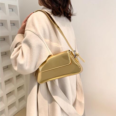 Women Small Shoulder Bag Cute Hobo Tote Handbag Evening Clutch Bag Y2k Sparkly Silver Purse for Party Prom Wedding in Saudi Arabia