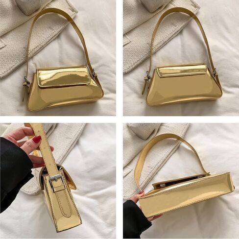Women Small Shoulder Bag Cute Hobo Tote Handbag Evening Clutch Bag Y2k Sparkly Silver Purse for Party Prom Wedding in Saudi Arabia