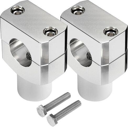 KEMIMOTO 7/8 Inch Motorcycle Handlebar Risers, Aluminum Alloy Motorcycle Risers fit ATV Dirt Bike, Compatible with Kawasaki Suzuki WR250F TW200, Universal Motorcycle Accessories in Saudi Arabia