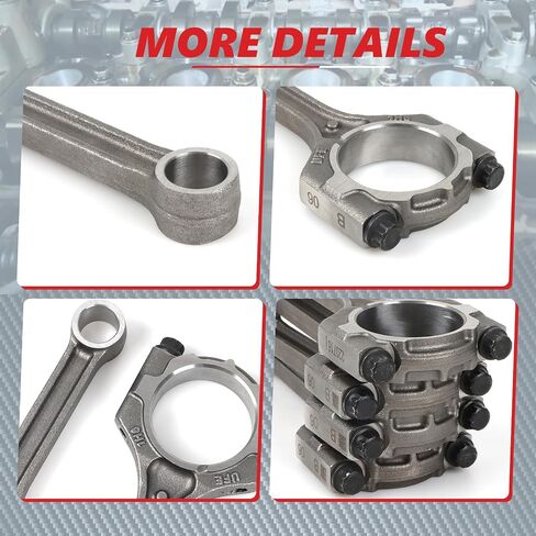 4pcs Connecting Rod For G4FA 1.4 23510-2B100 23510 2B100, 23510-2B100, 235102B100 Connecting Rod in Saudi Arabia