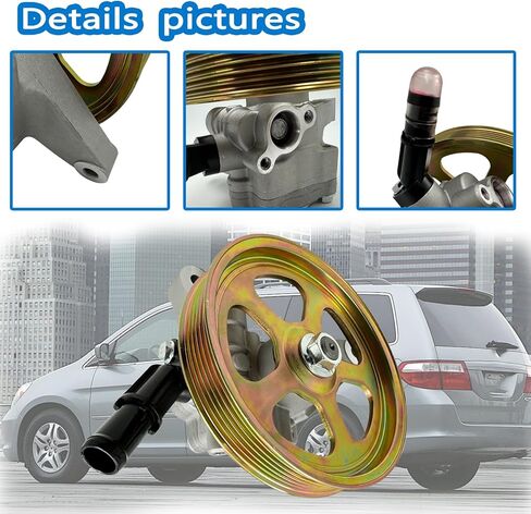 مضخة التوجيه السلطة مع Power Fit مع Honda Pilot 2005-2008 ، Odyssey 2005-2010 ، Acura MDX 2007-2013 متوافق 21-5442 56110-RGL-A01 56110-PVJ-A02 56110-RYE-A03 in Kuwait