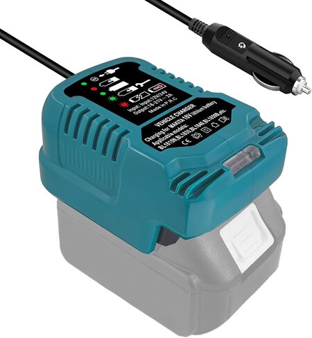 استبدل شاحن السيارة الصغير DCB112 لبطارية Dewalt 20V، شاحن سيارة سريع محمول لـ Dewalt 20V/60V، قابس ولاعة السجائر، مقاس 1/2 لـ DCB112 (فقط لبطارية 20V/60V) in Kuwait
