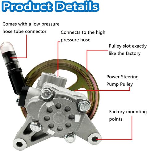 مضخة التوجيه السلطة مع Power Fit مع Honda Pilot 2005-2008 ، Odyssey 2005-2010 ، Acura MDX 2007-2013 متوافق 21-5442 56110-RGL-A01 56110-PVJ-A02 56110-RYE-A03 in Kuwait