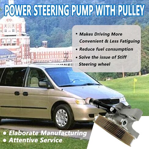 مضخة التوجيه السلطة مع Power Fit مع Honda Pilot 2005-2008 ، Odyssey 2005-2010 ، Acura MDX 2007-2013 متوافق 21-5442 56110-RGL-A01 56110-PVJ-A02 56110-RYE-A03 in Kuwait
