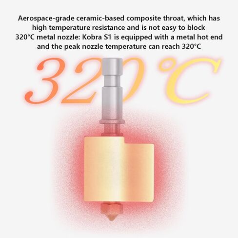 KOYOFEI 5 قطع فوهات 0.4 مم و5 قطع جوارب سيليكون، أجزاء طابعة ثلاثية الأبعاد غطاء سيليكون Hotend لطابعات Anycubic Vyper وKobra Max FDM ثلاثية الأبعاد in Kuwait