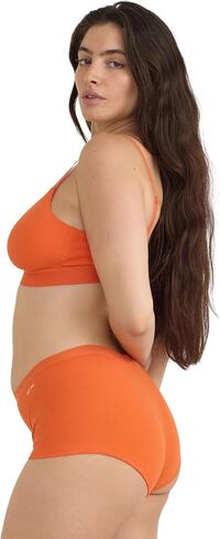 Women's Core Wirefree Ribbed Cotton Triangle Bralette in Saudi Arabia