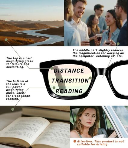 3 Pack Reading Glasses for Women, Blue Light Blocking stylish high end Oversized Square Computer Readers Spring Hinge +1.5 in Saudi Arabia