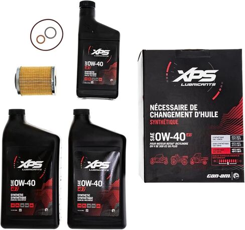 Can-Am New OEM 4T 0W-40 Synthetic Blend Oil Change Kit Rotax 500 V-Twin, 9779259 in Saudi Arabia