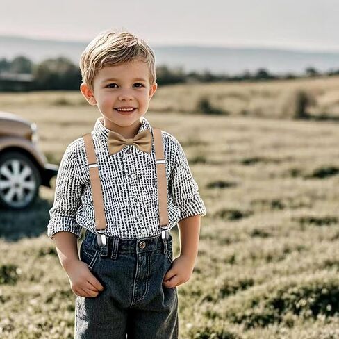 Branduce Baby Baby Boy Boy Pre-Tiled Bow و Remenders وضع الأطفال على مدار 4 مقاطع قوية in Kuwait
