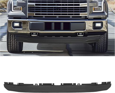 Front Lower Bumper Valance Compatible With 2015 2016 2017 Ford F150 F-150 FO1095267C, FO1095267, FL3Z17626AA Replacement Only Air Dam Deflector Plastic(PP) Black in Saudi Arabia