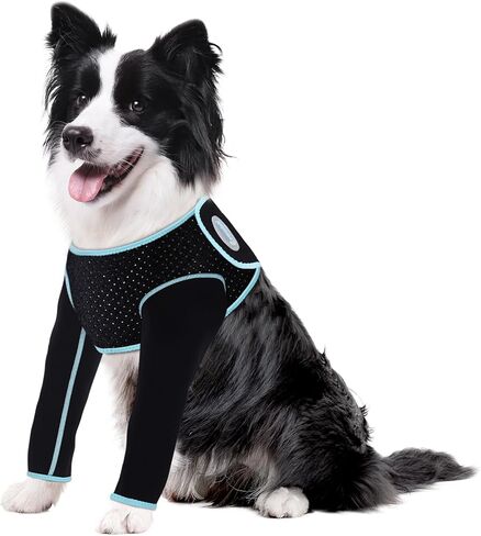 Recovery Sleeve for Dogs, Front Leg Protection After Surgery, Dog Leg Sleeve to Stop Licking, Bite and Keep Dry, Machine Washable Waterproof Abrasion Resistant Dog Recovery Sleeve (XXL) in Kuwait