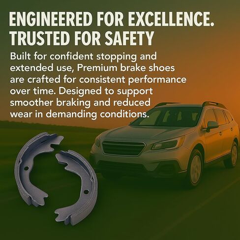 Premium - REAT DRUM BRAKE SHOE OE بديل 2008-2012 FORD/MERCURY (Escape ، Mariner) - FS936 in Kuwait