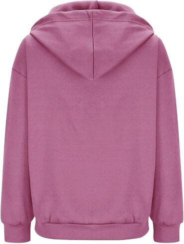 Zip Up Hoodie Women Oversized Long Sleeve Sweatshirts Trendy Casual Y2K Hoodies Jackets with Pocket Fall Fashion 2025 in Saudi Arabia