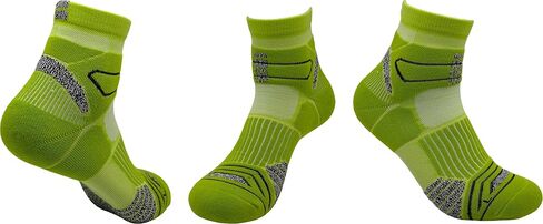 Running Socks 3 Pairs Cushioned Anti-Blister Athletic Basketball Hicking Socks in Saudi Arabia