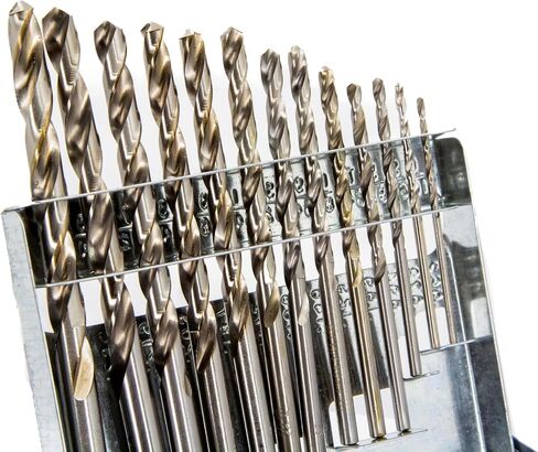 Drill America 115 Piece High Speed Steel Drill Bit Set with Bright Finish (1/16"-1/2", A-Z, #1-#60), D/AP Series in Saudi Arabia