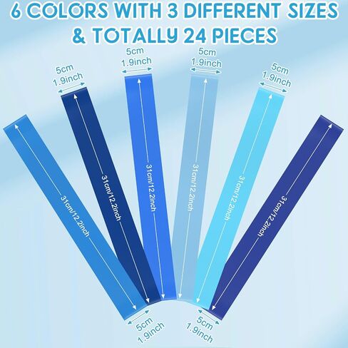 24 Pcs Chair Bands for Kids with Fidgety Feet Fidget Bands for Classroom Chairs Colorful ADHD Tools Rubber Band Non Slip Stretchy Resistance Chair Leg Strap for Kids Chairs Students ADHD Sensory in Saudi Arabia